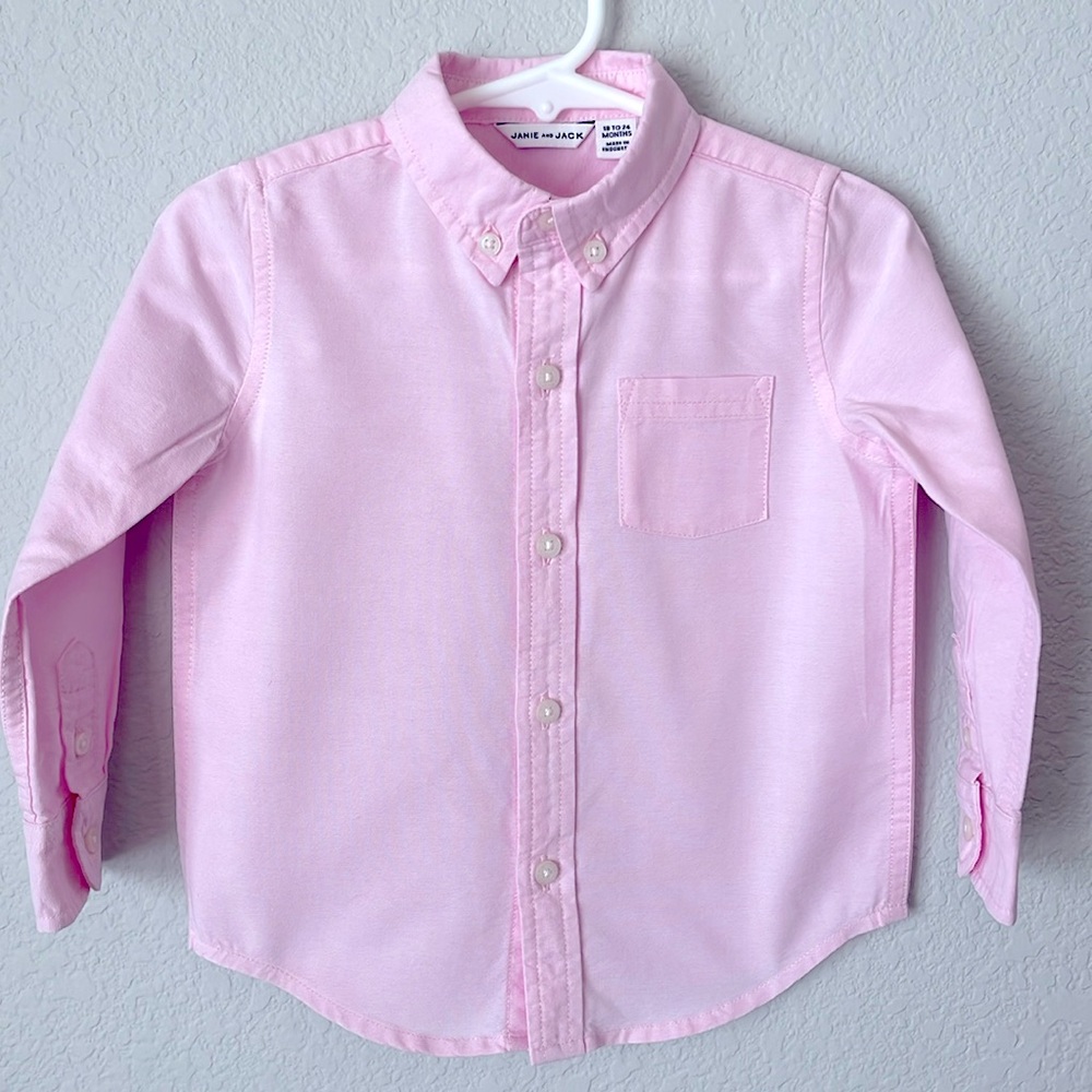 Janie and Jack Boys’ The Poplin Shirt